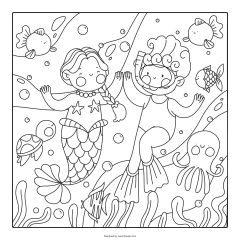 Ilustracion Libro Colorear Kawaii Dibujado Mano 52683 98573