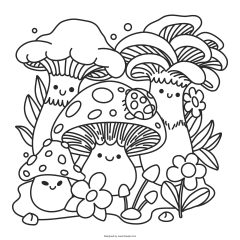 Ilustracion Setas Dibujada Mano 23 2151223369