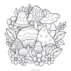 Ilustracion Setas Dibujada Mano 23 2151250466