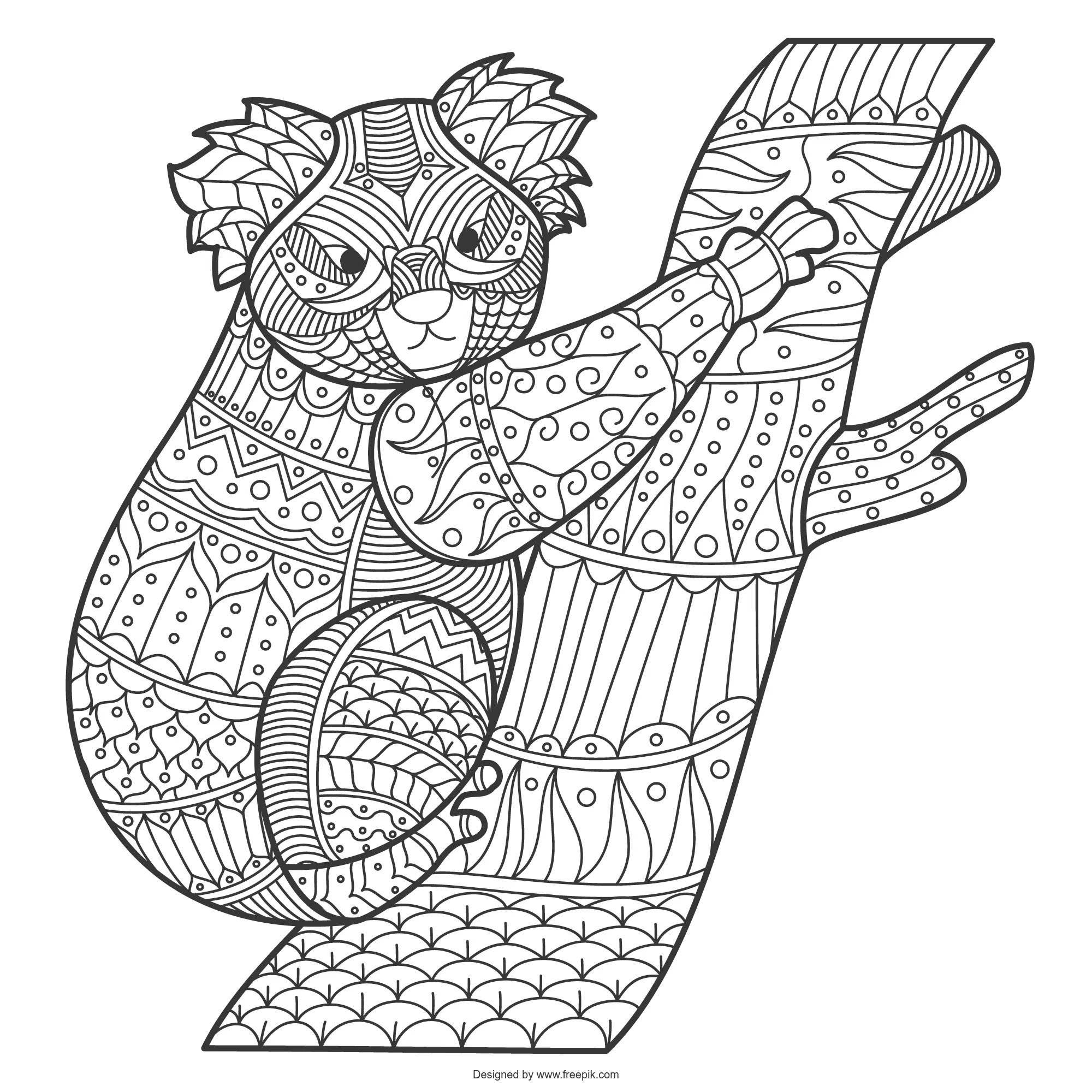 Ilustracion Mandala Animales Dibujada Mano 23 2149972092