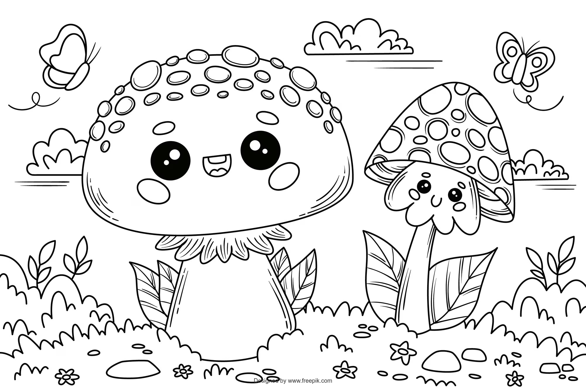 Ilustracion Setas Dibujada Mano 23 2151199730